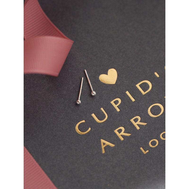 

S925 Sterling Silver Beanie Women s Ball Petite Earrings 2mm pair