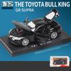 1/32 Scale Toyota GR SUPRA Sports Diecast Car Model Toy, Pull Back Toy Vehicle with Sound and Light for Kids Toddler Boys Girls Gift Collection