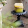 Cast Iron Decorative Candlestick Heavy Duty Candle Holder, Retro Holders, Handcrafted Dual Size Holder Combo Metal Pillar Stand for Dinner Home Garden