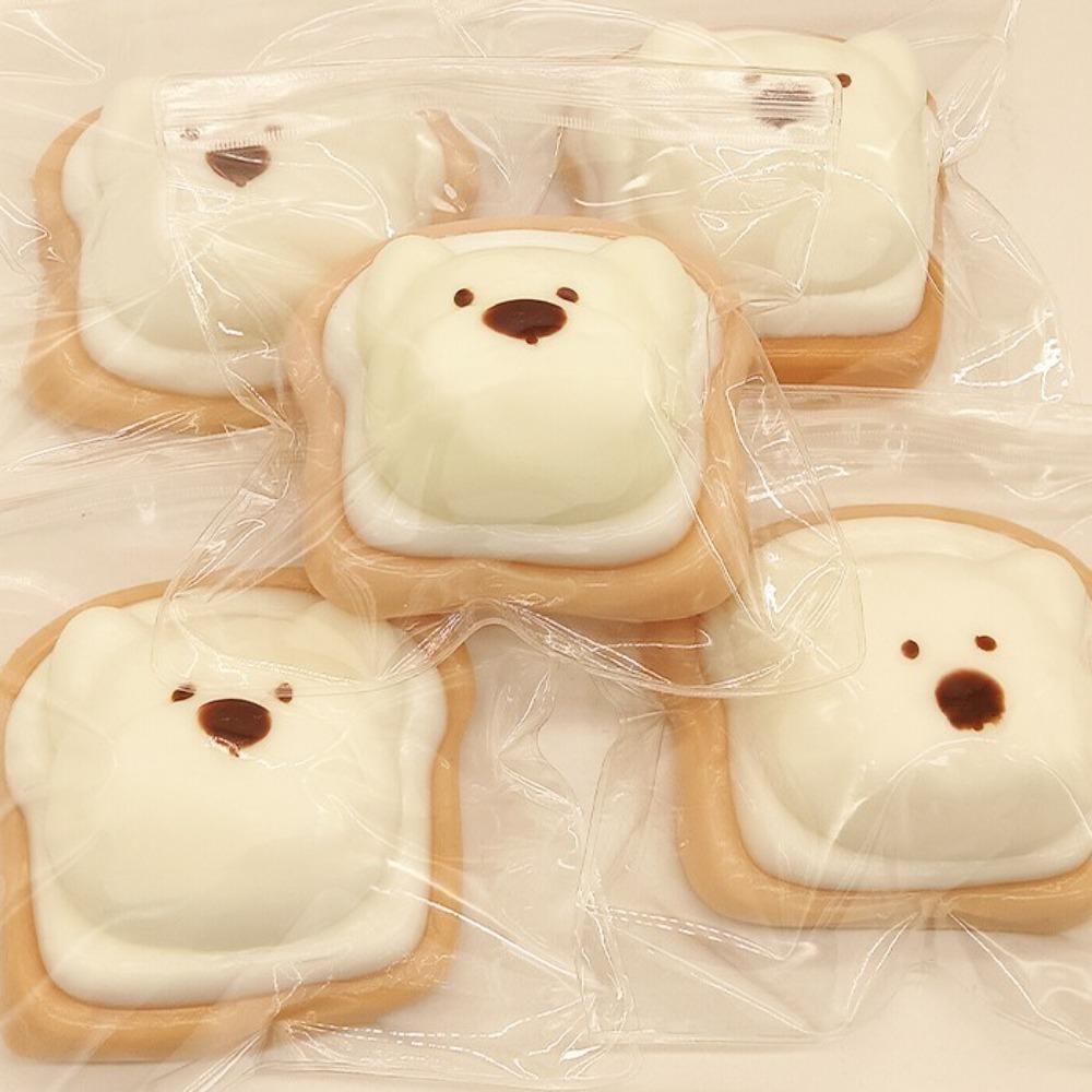 

Soft Simulation Dog Squeeze Toy West Highland Dog Slow Rebound Toast Toy Children