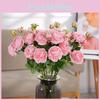 Style European Artificial Peony Rose Silk Flower For Props Wedding