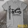 Maglietta da Uomo Vintage Avventura Racing Moto Tedesca R1200GS 100% Cotone Girocollo Estiva Manica Corta Casual Taglia S4XL