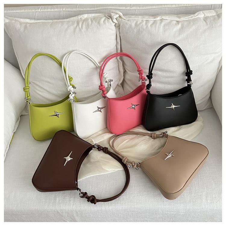 Popular Casual Shoulder Bag Stylish Small Bag Street Trend Spring 2024 Personalized Square Bag