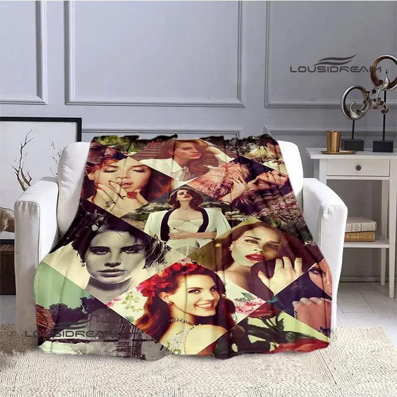 Lana Del Rey Coperta stampata sottile Morbida e confortevole Coperta per casa, viaggio, biancheria da letto regalo di compleanno
