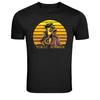 Toxic Summer Plague Doctor Retro Sunset Graphic T-Shirt
