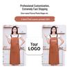 2025 New Style Waterproof Oil-proof PU Leather Kitchen & Catering Apron for Men and Women