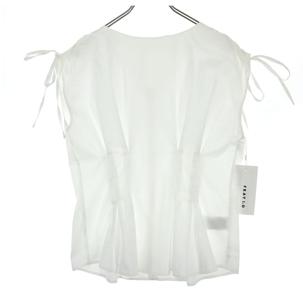 FRAY I.D No Sleeve Blouse 1 White FWFB203003 Women Used