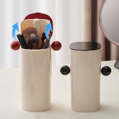 Automatic Makeup Brush Holder Creative Eyebrow Pencil Makeup Brush Storage Box Dustproof Waterproof Make Up Brush Organizer