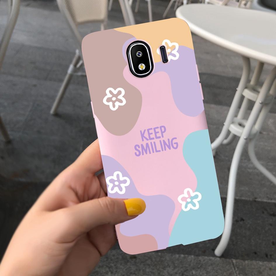 For Samsung Galaxy J4 J6 2018 EU Case SM-J400F J600F Lovely Cartoon Protective Skin Cover For Samsung J4 2018 J 4 J 6 Soft Coque