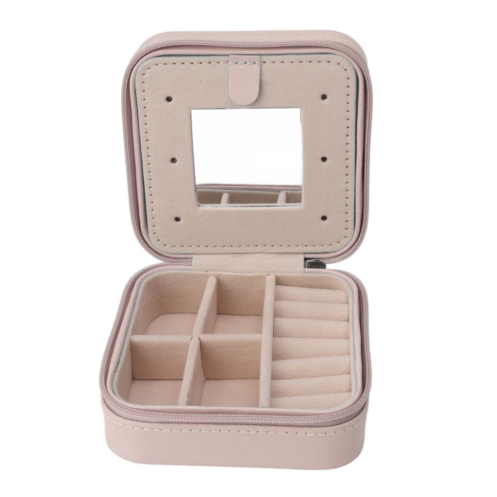 Jewelry Storage Case Travel Small Jewel Holder Multifunctional Earrings Rings Hair Accessories Box