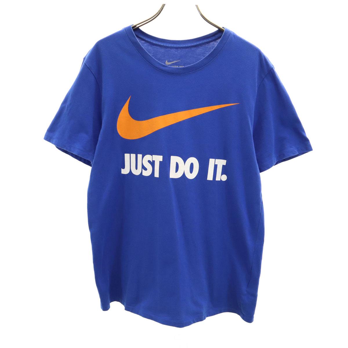 

NIKE Short sleeve T-shirt M blue Men s Used