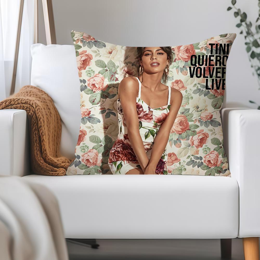 Martina Stoessel TINI Pillow Case Applicable Space For Guest Rooms Interiors Cars Office House Decoration