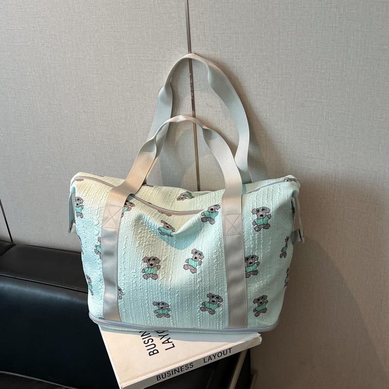 Portable travel bag, women's bag, commuting to work, large-capacity shoulder bag, tote bag, summer storage travel bag