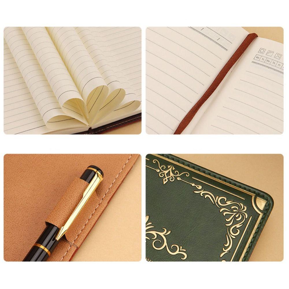 PU Leather Journal Notebook With Lock A5  100Sheets Personal Notebook  Gift
