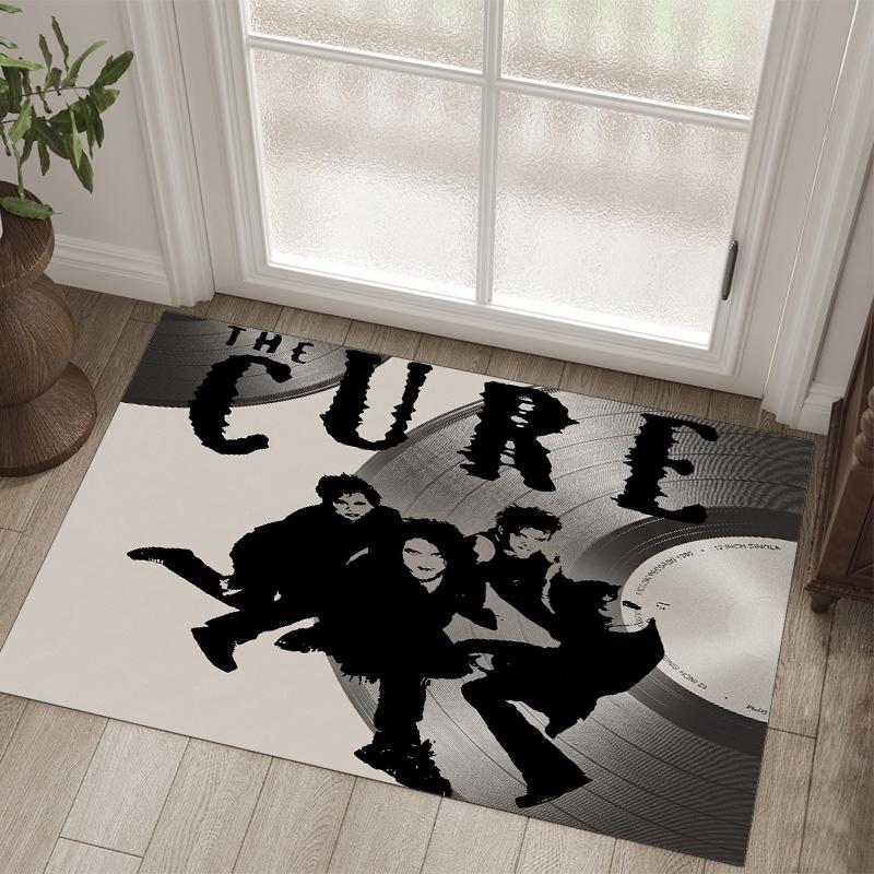 The Cure Design Crystal Velvet Carpet Cozy Non?Slip Printed Rug For Bedroom Living Room Entrance