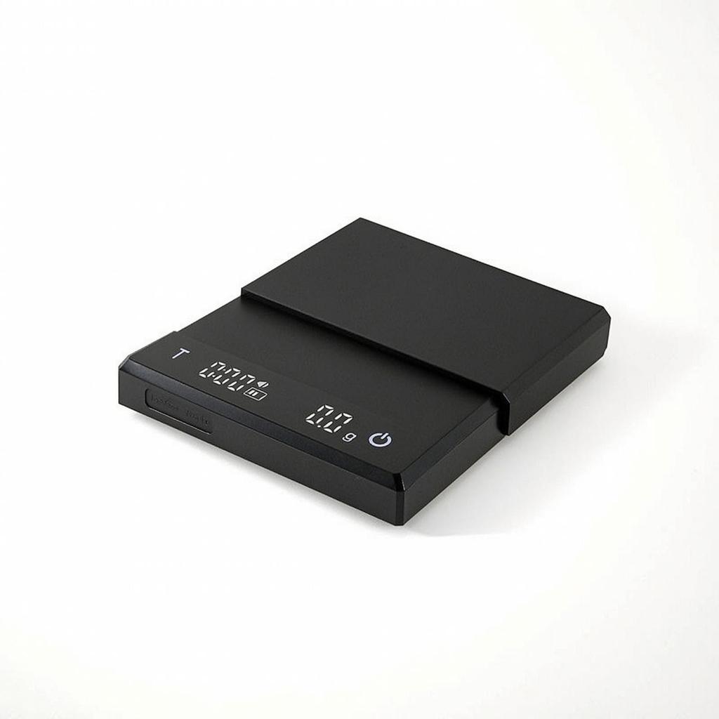 Portable Coffee Weighing Scale Digital Mini Balance with Timer for Espresso Extraction in Home or Café