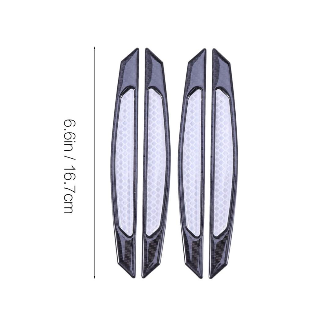 VORCOOL Car Door Guard, 4 Pieces, Car Stickers, Door Protector, Door Mall, Anti-Collision, Door