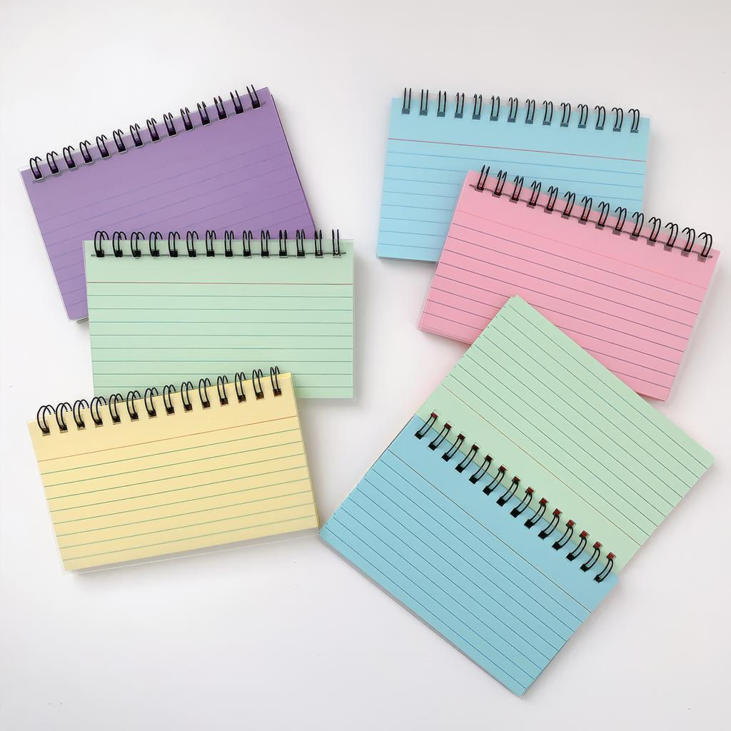 1/2/3 Small Color Spiral Notebooks, Compact Notebooks Suitable for Home/office/school, Stationery and Notepad, Work