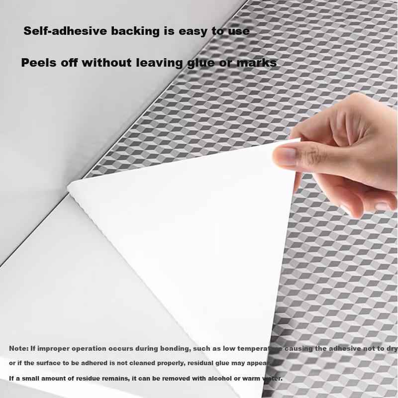 Aluminum Foil Kitchen Oil-Proof Sticker, Cabinet Waterproof Heat-Resistant Pad, Stove Countertop Moisture-Proof Insulation Protective Film
