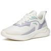 Anta Running Collection Cushioning Slip Resistant Abrasion Resistant Low Top Running Shoes Women's White Purple 922145564-1