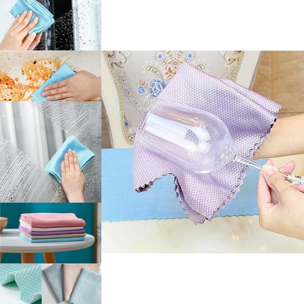 Wunderbare Nanoskala Streifenfreie Reinigungstücher Super Saugfähig Und Weich Im Griff