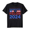 Prosecutor VS Felon 2024 Texas Flag USA Election T-shirt