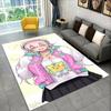 Cute Girl Super Sonico Cartoon Non-Slip Area Rug for Living Room,Bedroom,Playroom,Soft Carpet Floor Mat Home Decor Rug Kids Room