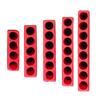 6.35Mm Bit Holder 10 Hole 1/4 Holder Screwdriver Storage Box Hex Shank Screwdriver Plastic Screwdriver Storage Screwdriver Bit