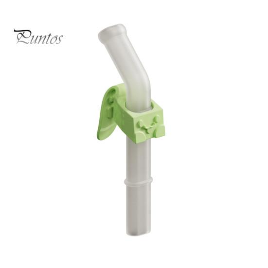 Adjustable Rabbit Buckle Silicone Drinking Straw Children Baby Supplementary Food Porridge Soup Assist Water Cup Straw for Kids