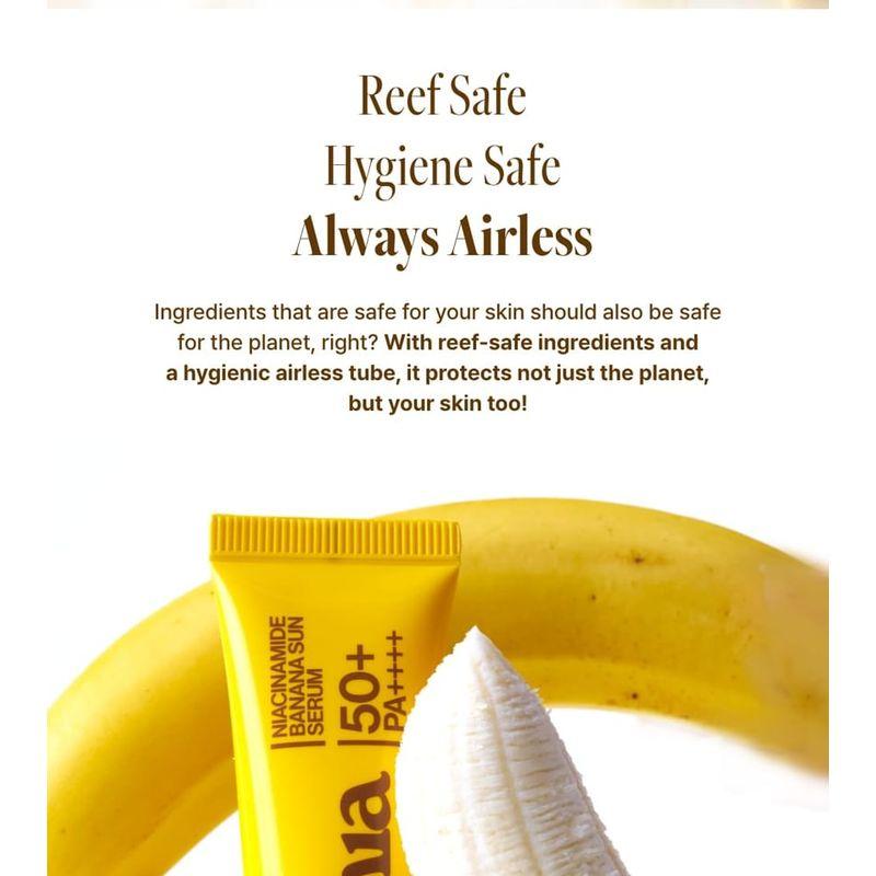 UNLEASHIA Niacinamid Banane Sonnenserum