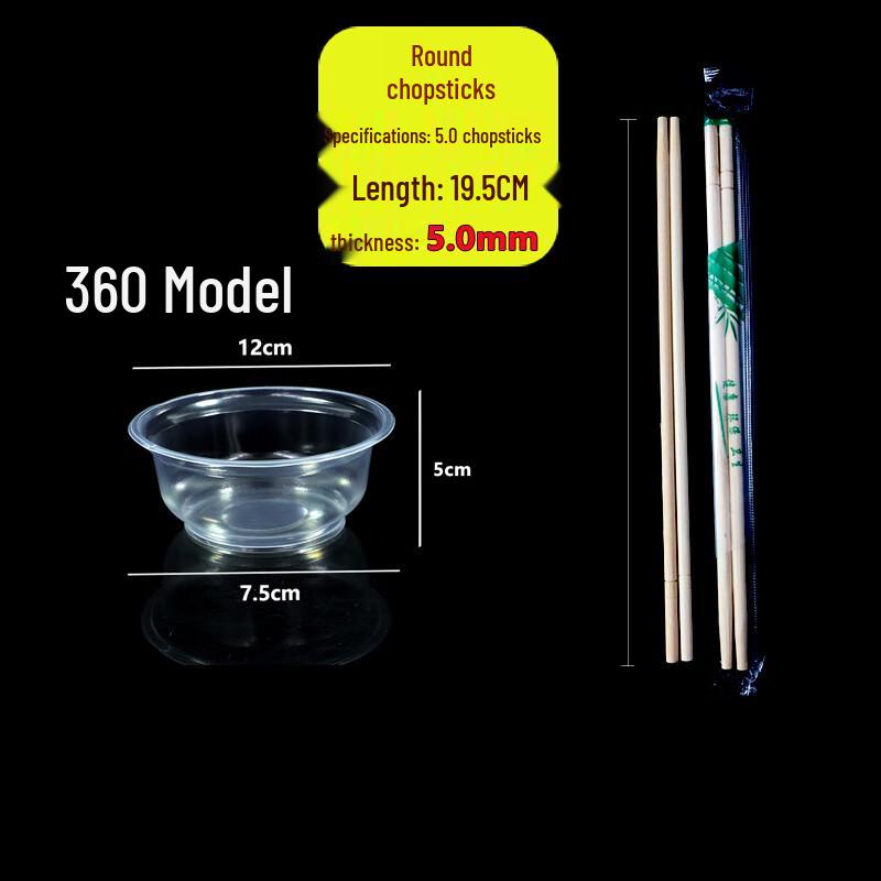 

Food-Grade Disposable Bowl and Chopstick Set