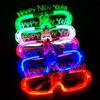 Cosplay LED Light Up Square Eyewear For Adults Kids Costume Accessories New Year Eve Party Decoration Supply