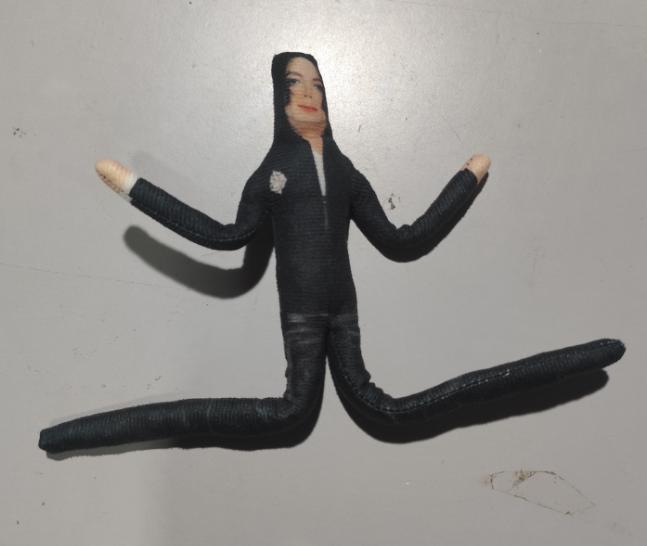 Michael Jackson Beweegbare Gewrichten Actiefiguur Pluche Pop Cosplay Ornament Verzamelaar Model Speelgoed Huisdecoratie Fan Collectie Cadeau white