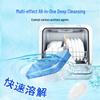 Jingliba 3-in-1 Dishwasher Tablets: Stain Remover, Oil Remover, Dish Brightener.