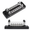 Marine Bus Bar 12V-48V ,Battery Bus Bar 150A Power Distribution Terminal Block with Cover for Car Boat Marine