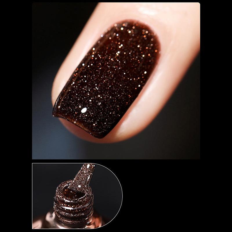 8ml Glitter Gel Nail Polish Soak Off Uv Led Gel Varnish Nail Art Manicures