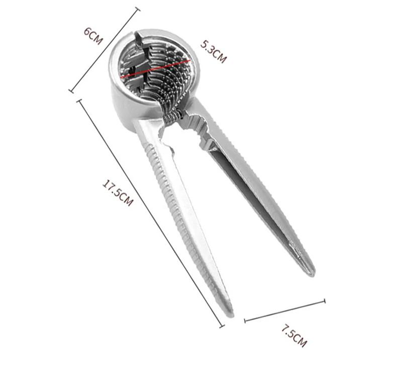 Manual Nut Cracker Stainless Steel Mechanical Sheller Kitchen Tools Pecan Filbert Walnut Nutcracker Fast Opener Nutcracker Clamp