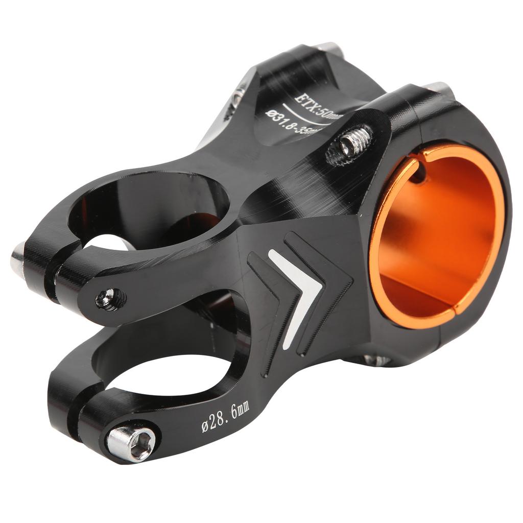 CANSUCC 31.8 35mm Bike Handle Stem Riser Short Handle Stem Aluminum Bike Handlebar Stem