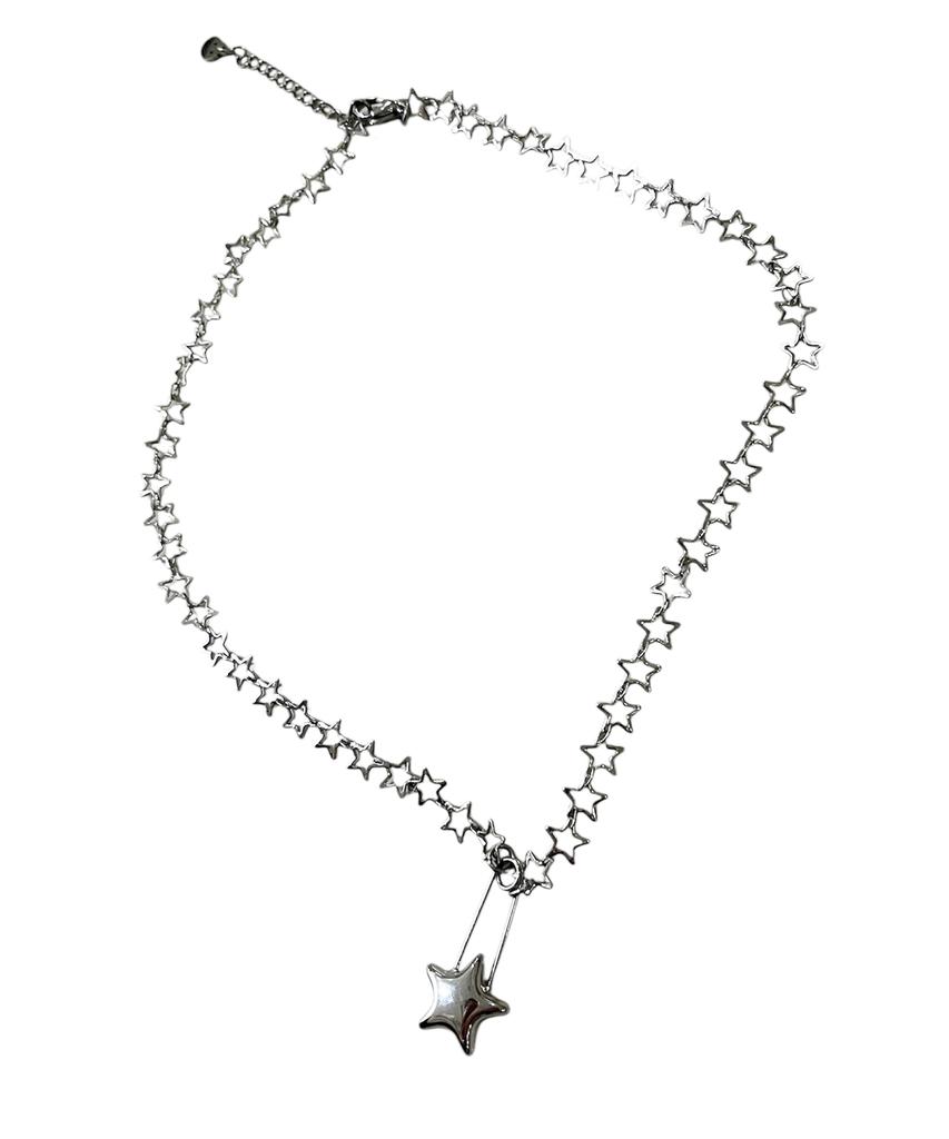 Sk8Er Rock Star Star Surgical Steel Necklace