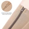 1Pair   Mid Calf Length Sock Compression Stockings Slim Leggings Stretch Socks Open Toe(skin Color S M)