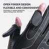 Getinfit Anti-Slip Fishing Gloves Winter Outdoor Thickening Wear-Resistant Flip Fingers Fishing Cycling Rock Climbing Gloves