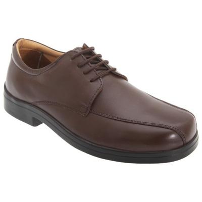 Mens XXX Extra Wide 4 Eye Tramline Gibson Shoes