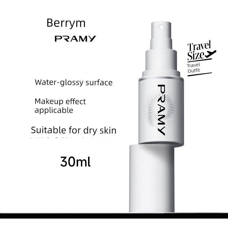 Official Genuine Pramy Oil-Control Setting Spray for Oily and Dry Skin, Long-Lasting, Non-Caking, Oil-Controlling, Waterproof, and Sweat-Proof