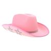 Rhinestone Woman Men Cowboy Hat for Christmas Elegant Ladies Prom Party Hat