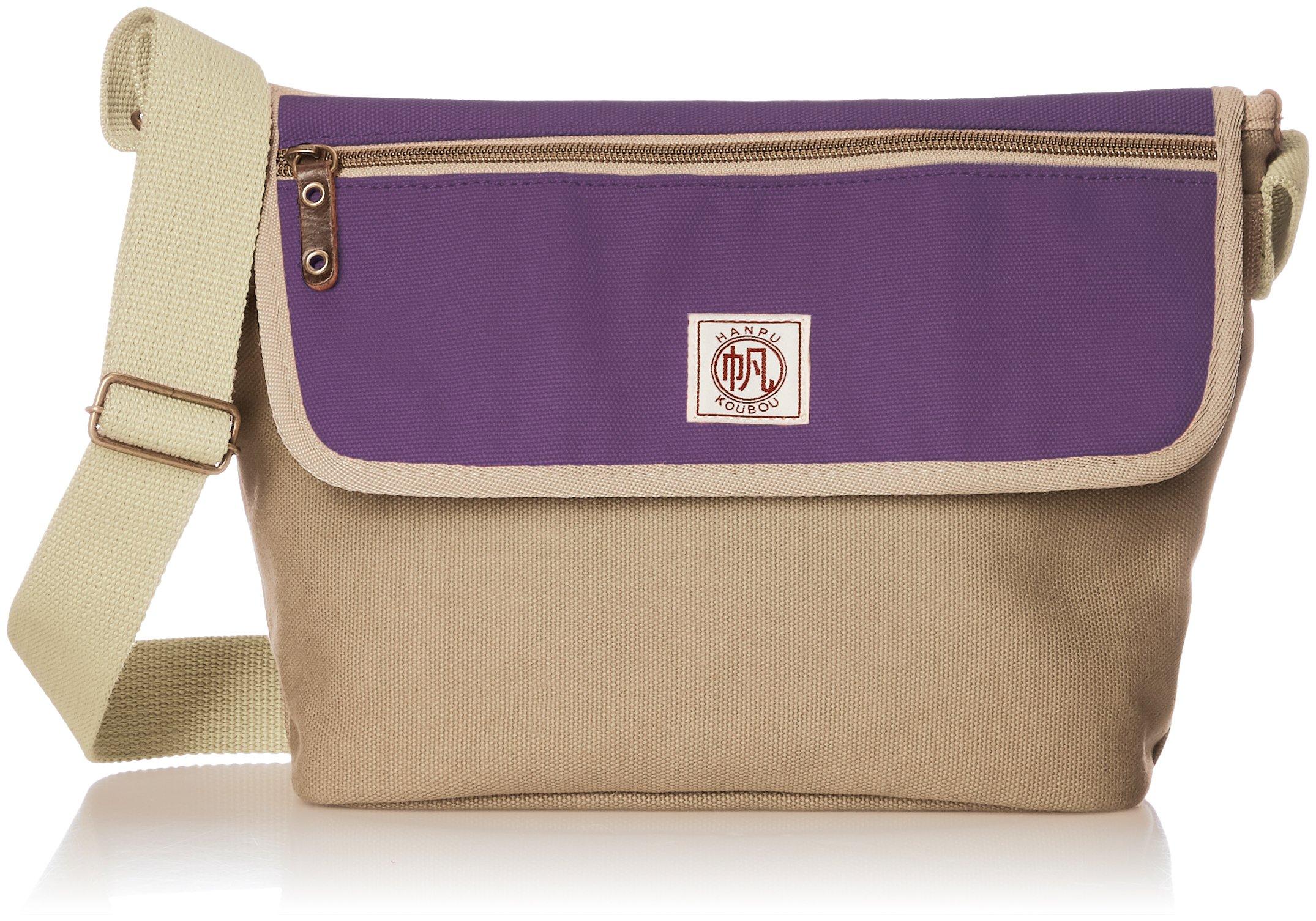 

[Hanpu Koubou] Shoulder Bag 2WAY Transformation Purple Flap 1801-3J43