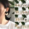 Ear Studs Wood Beaded Drop Dangle Earrings Rattan Earring Retro Ear Hook Jewelry