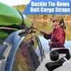 1M Gurtschnalle Spanngurt Frachtgurte für Auto Motorrad Fahrrad Mit Metallschnalle Abschleppseil Starkes Ratsche Gurtsystem für Gepäcktasche