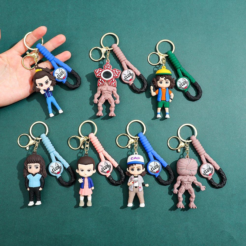 Stranger Things Schlüsselanhänger Rucksack Puppe Tasche Paar Anhänger Schlüsselanhänger Anhänger Geschenk