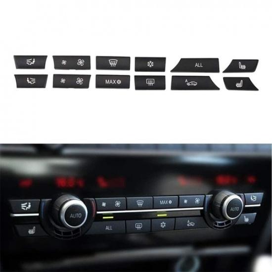 AC Climate Control Button Repair Decals Stickers Fit For BMW 5 6 7 F10 F01 F12