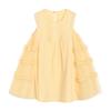 LUSON Xiao O Bao Girls' Summer Daisy Embroidered Princess Dress